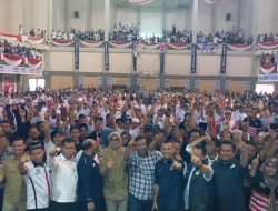 Ribuan Warga Hadiri Pelantikan Tim Pemenangan Romi-Sudirman