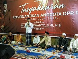Gelar Tasyakuran,  Edi Purwanto : Doakan Saya Tetap Istiqomah
