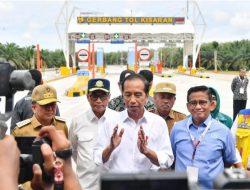 Diresmikan Jokowi, Tol Betung Tempino Jambi dan Tol Indrapura Dibuka untuk Umum