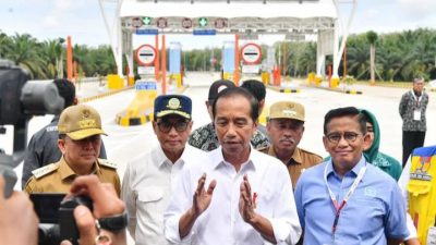 Diresmikan Jokowi, Tol Betung Tempino Jambi dan Tol Indrapura Dibuka untuk Umum