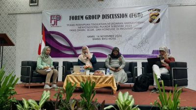 Polda Jambi Bersama FJPI Jambi Gelar FGD, Bahas Peran Perempuan dalam Menjaga Keamanan Pilkada 2024