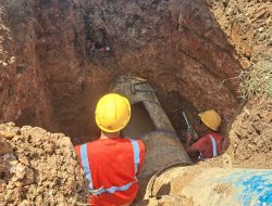 Pipa Transmisi Tirta Mayang Bocor, Suplai Air Terganggu di 7 Kecamatan
