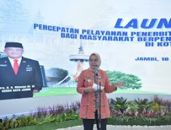 Pj Wali Kota Sukses Launching PBG-MBR DibVawah 1 Jam Di Kota Jambi