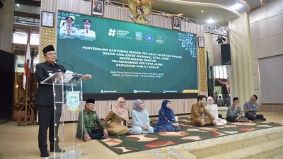 Santunan Lebaran : Wali Kota Jambi Gandeng Baznas dan TP-PKK Santuni Yatim dan Dhuafa