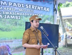 Dukung Asta Cita Presiden, Wawako Diza Pimpin Aksi Tanam Padi Serentak di 10 Hektar Sawah