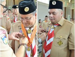 Maulana–Faried Resmi Nahkodai Mabicab dan Kwarcab, Perkuat Sinergi Pramuka Kota Jambi