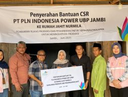 PLN IP UBP Jambi Kembali Tingkatkan Ekonomi Masyarakat, Melalui Bantuan Toko dan Peralatan Rumah Jahit Nurmila Muaro Jambi