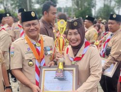 SMPN 1 Kota Jambi Sabet Juara 1 Putra-Putri Lomba Gerak Jalan Indah HUT Pramuka ke-64