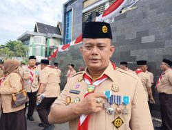 Kepala Dinas Damkar Kota Jambi Terima Penghargaan Pancawarsa Pramuka