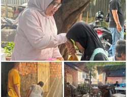 Dinsos Kota Jambi Perbaiki Rumah Warga dan Bagikan Bantuan Buku Tulis di Kelurahan Rajawali