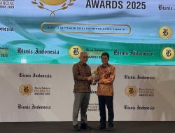 Bank Jambi Raih Kategori The Most Efficient dari Bisnis Indonesia Financial Award (BIFA) 2025