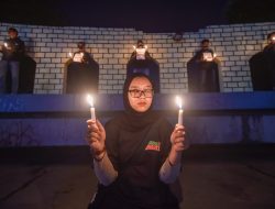 Aksi Seribu Lilin di Jambi: Di Tengah Isu Arogansi Polisi, Kebebasan Pers Harus Tetap Hidup