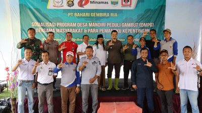 PT Bahari Gembira Ria Perkuat Kolaborasi Multipihak melalui Sosialisasi Program Desa Mandiri Peduli Gambut