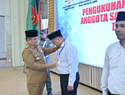 Wujudkan Kota Jambi Tangguh, Wali Kota Maulana Kukuhkan Satlinmas Kecamatan