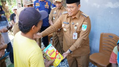 Lagi, Wali Kota Maulana Turun Langsung, Beri Dukungan Moril dan Santunan kepada Keluarga Ketua RT yang Wafat