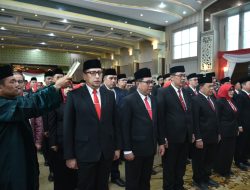 Walikota Maulana Lantik 128 Pejabat