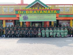 Kakesdam XX/Tuanku Imam Bonjol Kolonel Ckm dr. Robert Simanjuntak, M.A.R.S, Sambangi Denkesyah 02.04.02 Jambi dengan Sambutan Hangat