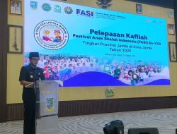 Optimis Kembali Raih Juara Umum di Tingkat Provinsi, Wakil Wali Kota Diza Lepas Kafilah FASI Kota Jambi