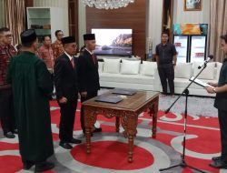 Feriadi dan Mahruzar Resmi Duduki Jabatan Baru, Rotasi OPD Jambi Dilakukan