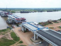 Hutama Karya Optimalkan Pembangunan JTTS, Tol Palembang–Betung Capai Progres Signifikan
