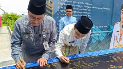 Pemkot Jambi Resmikan 13 Infrastruktur Layanan Publik