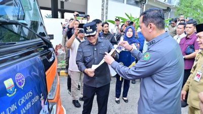 Lepas Masyarakat Mudik Gratis, Wali Kota Jambi Ajak Pemudik Jaga Keamanan Selama Perjalanan