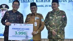 Pemkot Jambi Fasilitasi BPJS Ketenagakerjaan Gratis bagi 3.996 Pekerja Rentan