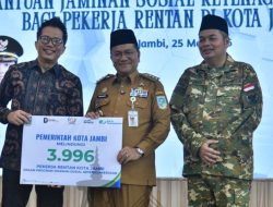 Pemkot Jambi Fasilitasi BPJS Ketenagakerjaan Gratis bagi 3.996 Pekerja Rentan