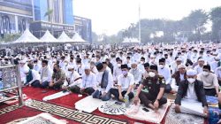 Pemkot Jambi Gelar Salat Istisqa Pagi Hari, Sore Hujan Guyur Kota Jambi Setelah Hampir Dua Bulan Kemarau