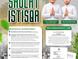 Pemkot Jambi Ajak Warga Gelar Shalat Istisqa, Ikhtiar Hadapi Kemarau dan Kekeringan