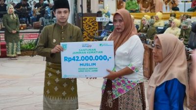 Maulana – Diza Perluas Program Kartu Bahagia, 15.740 Warga Kota Jambi Kini Terlindungi BPJS Ketenagakerjaan