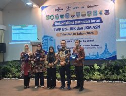 Pemkot Jambi Raih Peringkat 1 Pengelolaan Iuran ASN dari PT TASPEN